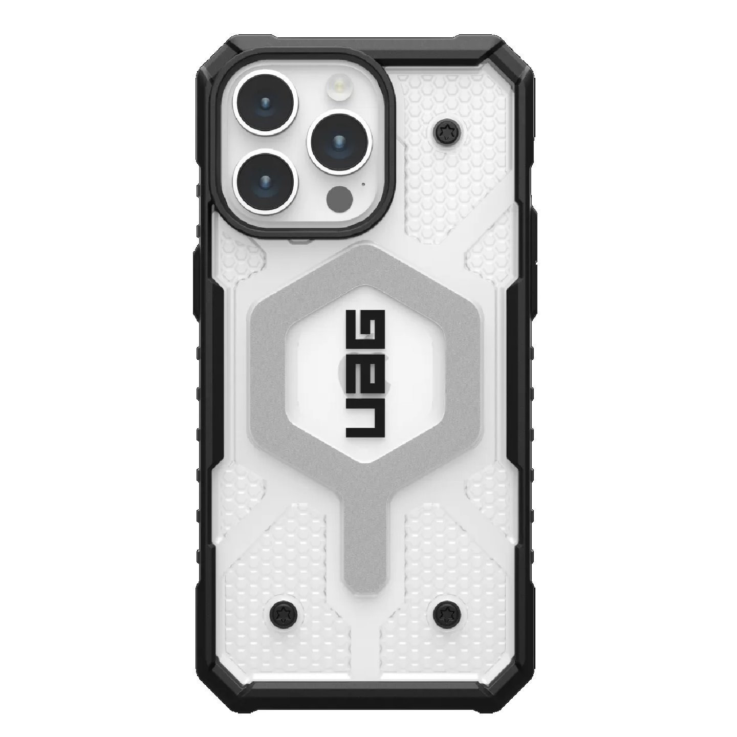 Uag Pathfinder MagSafe Apple iPhone 15 Pro Max (6.7') Case - Ice (114301114343), 18FT. Drop Protection (5.4M), Tactical Grip, Raised Screen Surround