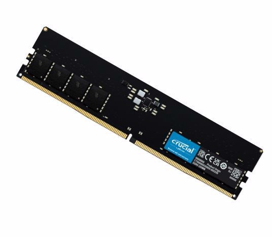 Crucial 8GB (1x8GB) DDR5 Udimm 4800MHz CL40 Desktop PC Memory For Intel 12TH Gen Cpu Or Z690 MB