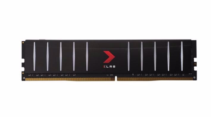 PNY XLR8 8GB (1x8GB) DDR4 Udimm 3200Mhz CL16 1.35V Low Profile Black Heat Spreader Gaming Desktop PC Memory