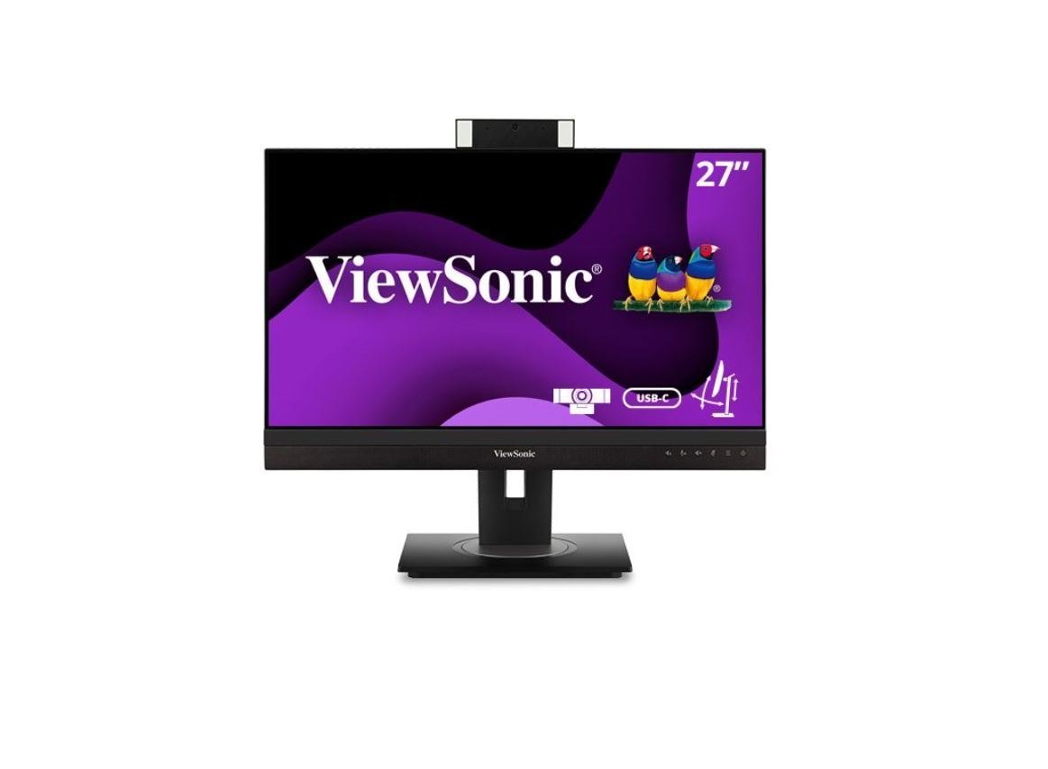 ViewSonic 27' Business With Webcam, Ips 2K 2560X1440 Business, Usb-C 90W, Frameless. Hdmi, DP, RJ45, Advance Replacement, Business Pro Monitor