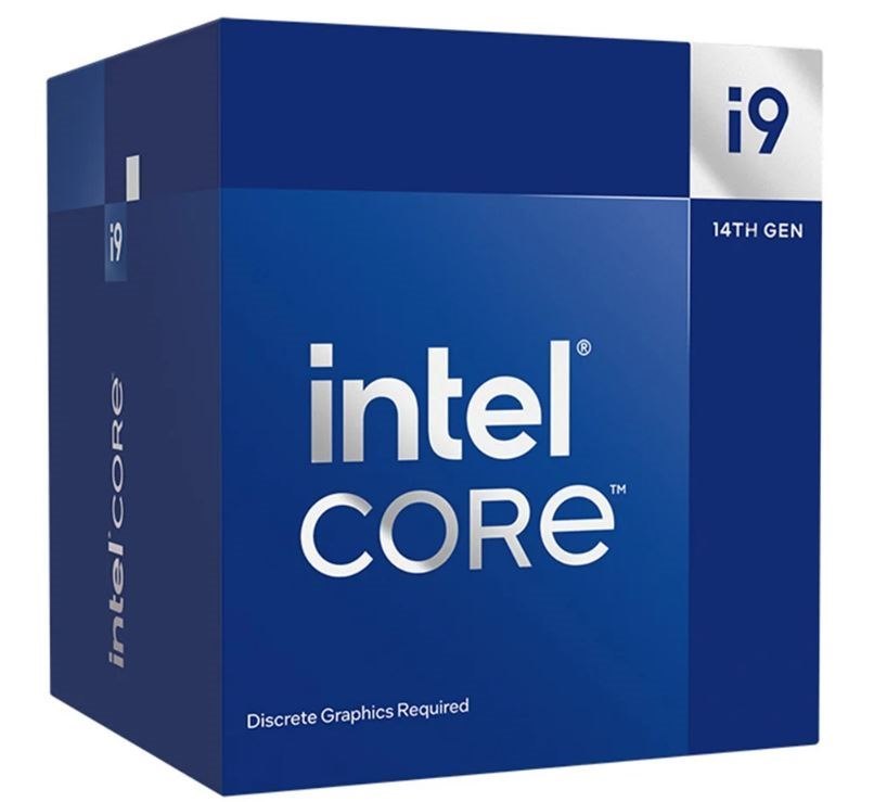 Intel I9 14900F Cpu 4.3GHz (5.8GHz Turbo) 14TH Gen Lga1700 24-Cores 32-Threads 68MB 65W Graphics Card Required Retail Raptor Lake With Fan