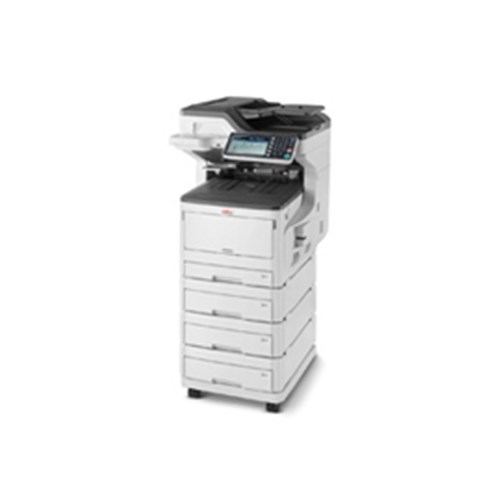 Oki MC853DNX Colour A3 23PPM Net Dup 400SHT 4In1 Mfp+Two Tray 535SHT + Castor Base