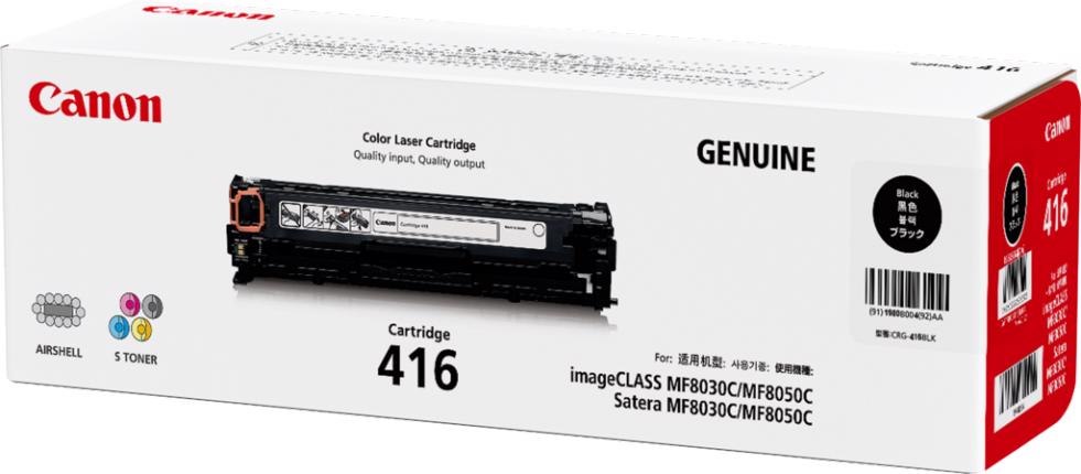 Canon CART416BK Original Laser Toner Cartridge - Black Pack