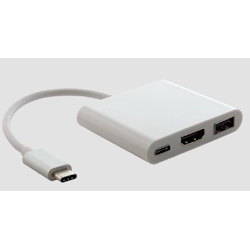 Astrotek Thunderbolt Usb 3.1 Type C (Usb-C) To Hdmi + Usb + Card Reader Video Adapter Converter Male To Female For Apple Macbook Chromebook Pixel
