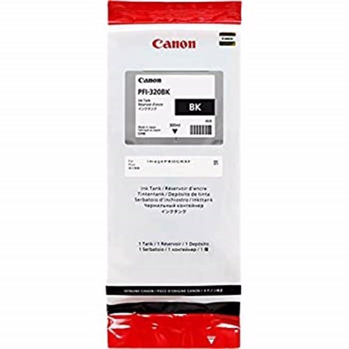 Canon PFI-320BK Original High Yield Inkjet Ink Cartridge - Black - 1 Pack