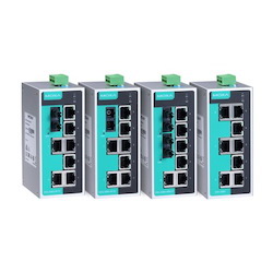 Unmanaged Ethernet switch with 6 10/100BaseT(X) ports, and 2 100BaseFX single-mode port with SC connector, -10?to?60°C operating?temperature. *Note: This Item is Non-Returnable
