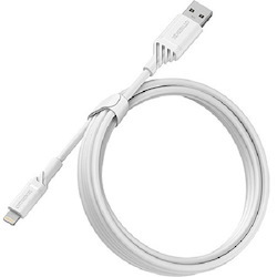 OtterBox Lightning To Usb-A 2 Meter Cable Cloud Dream White - 480 MBPS Data Rate, Durable, Trusted, Flexible Exterior Cord Coating,