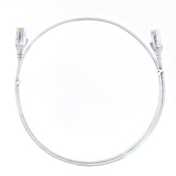 4Cabling 5M Cat 6 Ultra Thin LSZH Ethernet Network Cables: White