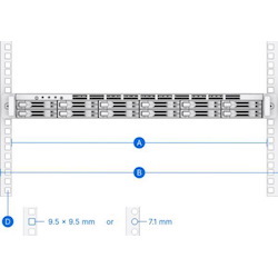 Synology Rail Kit RKS-01 - Sliding Rack Rails For Synology Rackmount Servers ( FS2500)