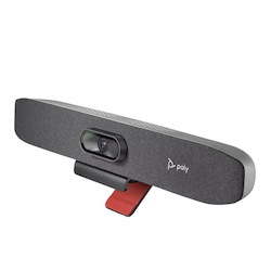 Polycom Poly Studio R30: Usb Audio/Video Bar, With Auto-Track 120-Deg Fov 4K Camera, Integrated Speaker And Microphone, Wi-Fi Device Management, Monitor Clamp