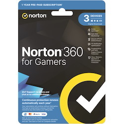 Norton 360 Gamer 1U 3D 1 YR
