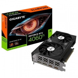 Gigabyte RTX 4060 Ti Gpu, PCIe 16, DP(2), Hdmi(2), 8GB GDDR6, Windforce Oc, 3YR