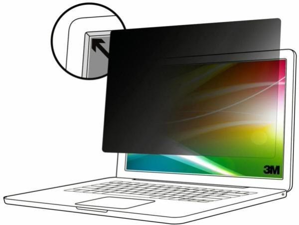 3M Bright Screen Privacy Filter For 14" Full Screen Laptop With 3M Comply Adhesive Strips, 16:10 - Brand New Product, Box Opened