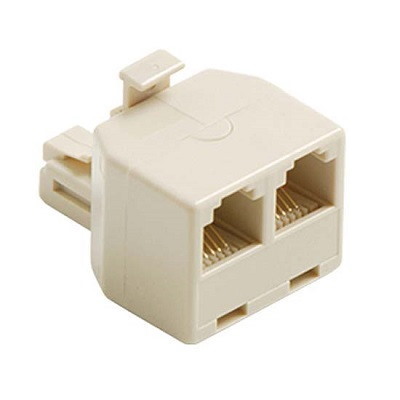 Alogic RJ11 Splitter - One Male To Two Female