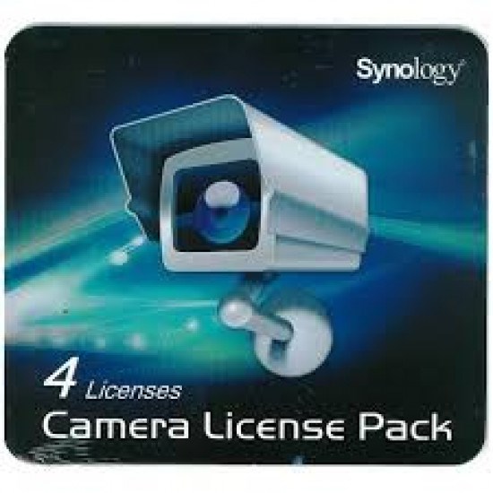 Synology Camera License (4 Surveillance Cameras)