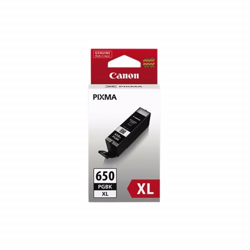 Canon PGI650XLBK Original Extra High Yield Inkjet Ink Cartridge - Pigment Black Pack