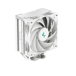 DeepCool Ak400 White Performance Cpu Cooler, 4 Heat Pipe Tower, High-Performance FDB Fan, 220W Heat Dissipation, Intel Lga1700/1200/1151 Amd Am4