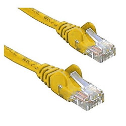 8Ware CAT5e Cable 25CM / 0.25M - Yellow Color Premium RJ45 Ethernet Network Lan Utp Patch Cord 26Awg Cu Jacket