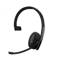 Sennheiser Epos Adapt 230 Mono Bluetooth Headset, Works With Mobile / PC, Microsoft Teams And Uc Certified, Upto 27 Hour Talk Time, Folds Flat, 2Yr -Usb -A