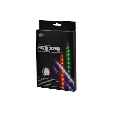 Deepcool RGB Colour Led 360 Strip Lighting Kit (Magnetic), 16.8 Million Colours, Omni Radio(EOL)