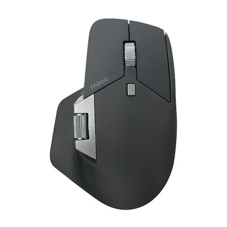 Rapoo MT760L Black Multi-Mode Wireless Mouse -Switch Between Bluetooth 3.0, 5.0 And 2.4G -Adjust Dpi From 600 To 3200