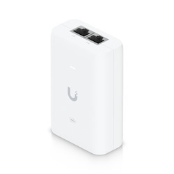 Ubiquiti PoE+ Adapter, U-POE-at, 30W Of PoE+, RJ45 Data Input, Ac Cable, Suitable For U6 Ap (U6-Lr, U6-Lite & U6-Pro) - Replacement For Poe-48-24W-G