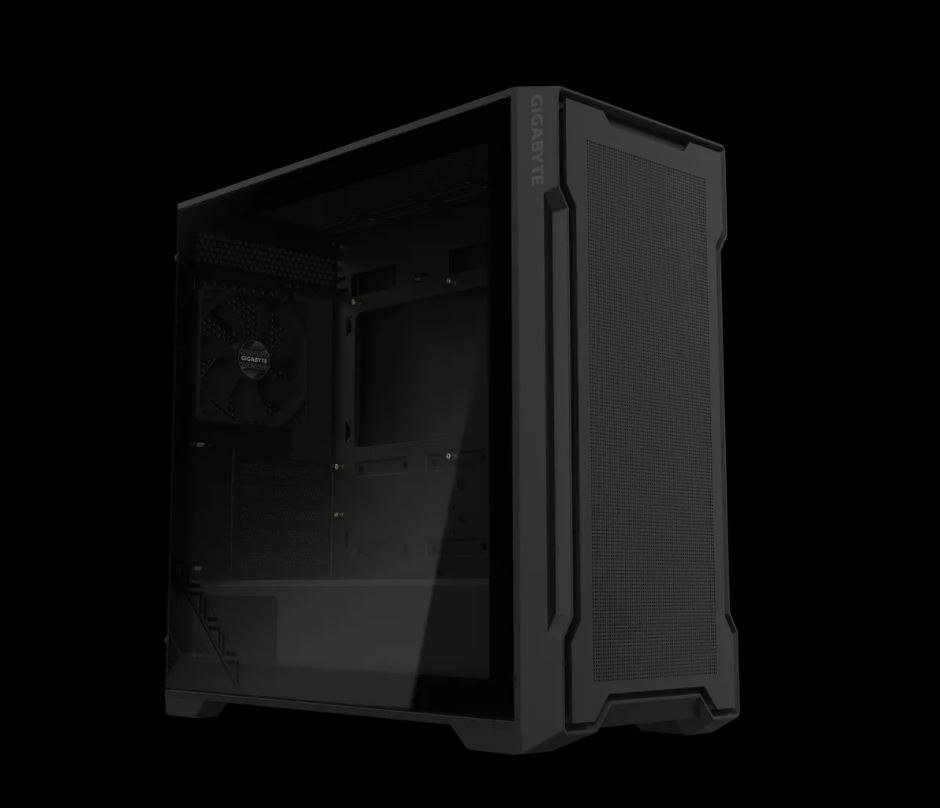 Gigabyte C102G Mid PC Case, Usb(2), Glass Side Panel, Black, M-Atx