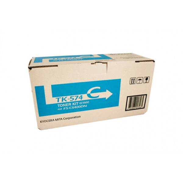 Kyocera TK-574C Original Laser Toner Cartridge - Cyan Pack