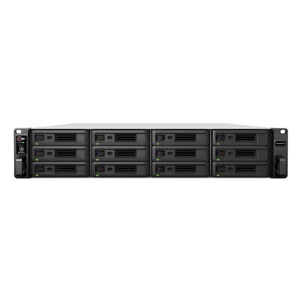 Synology RackStation RS3621RPxs 12-Bay Intel Xeon D-1531 8 GB DDR4 Hot Swappable 4x1GbE 2xUSB 3.2 2 X Gen3 X8 Slots 2U Redundant Power Supply 5YR WTY