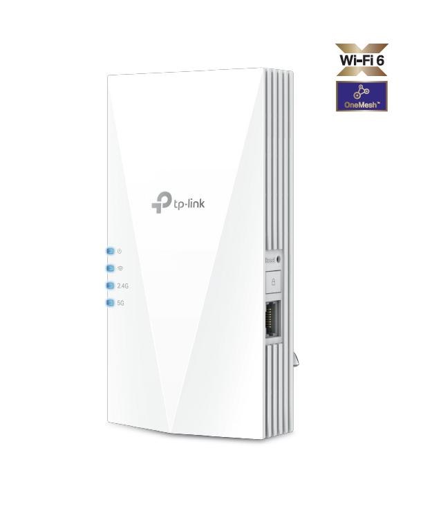 TP-Link RE500X Dual Band 802.11ax 1.46 Gbit/s Wireless Range Extender