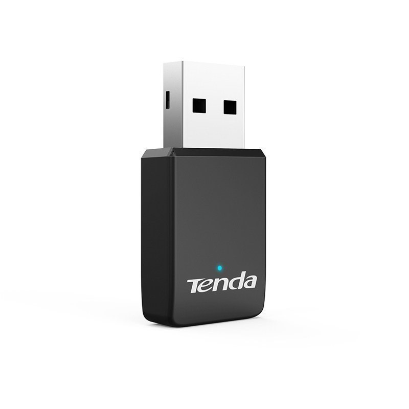 Tenda U9 Ac650 Dual-Band Mini Wi-Fi Usb Adaptor, Usb2.0, 11Ac Mu-Mimo, 433Mbps/200Mbps, Auto-Install, Compact,Windows Compatible