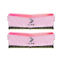 PNY XLR8 16GB (2x8GB) DDR4 Udimm 4600Mhz RGB CL19 1.5V Pink Heat Spreader Gaming Desktop PC Memory