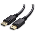 Astrotek DisplayPort DP Cable 1M - Male To Male DP1.2 4K 20 Pins 30Awg Nickle Plated Assembly Type Black PVC Jacket RoHS