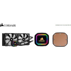 Corsair H115i RGB Pro XT 280MM Liquid Cpu Cooler. Intel 1200, 1150X, 2011, 2066, Am3, Am2, Am4, TR4, STRX4, STR4. 5 Years Warranty