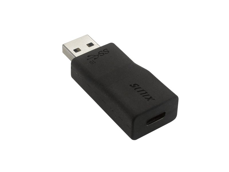 Sunix Usb 3.1 Type-A To Type-C Active Dongle, SuperSpeed+ 10G Data, 5VDC@1000mA Power Charging