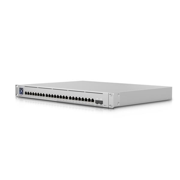 Ubiquiti Switch Enterprise 24-Port PoE+ 12x2.5GbE 12x1GbE Ports, Ideal For Wi-Fi 6 Ap, 2X 10G SFP+ Ports For Uplinks, Managed Layer 3 Switch
