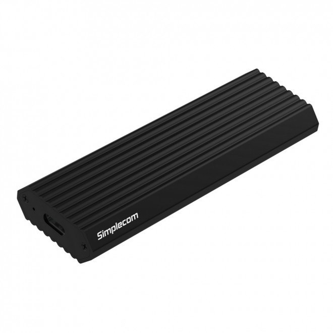 Simplecom Se513 NVMe PCIe (M Key) M.2 SSD To Usb 3.1 Gen 2 Type C Enclosure 10Gbps - Black (LS)