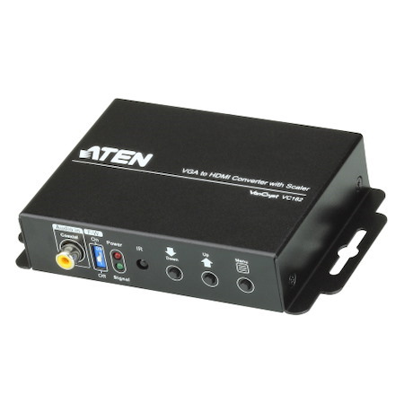 Aten Professional Converter Vga & 3.5MM Audio To Hdmi Converter With Scaler