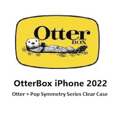 OtterBox Apple New iPhone Max 6.7' 2022 Otter + Pop Symmetry Series Clear Case - Stardust Pop (77-88807), 3X Military Standard Drop Protection