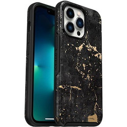 OtterBox Apple iPhone 13 Pro Symmetry Series Antimicrobial Case - Enigma Graphic (Black/Gold) (77-83576), 3X Military Standard Drop Protection