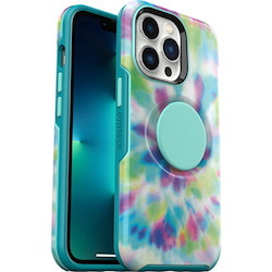 OtterBox Apple iPhone 13 Pro Otter + Pop Symmetry Series Antimicrobial Case - Day Trip Graphic (Green/Blue/Purple) (77-84578), Durable Protection
