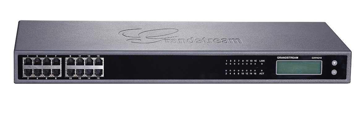 Grandstream 16 Port FXS Gateway, 1 GigE, Version 2