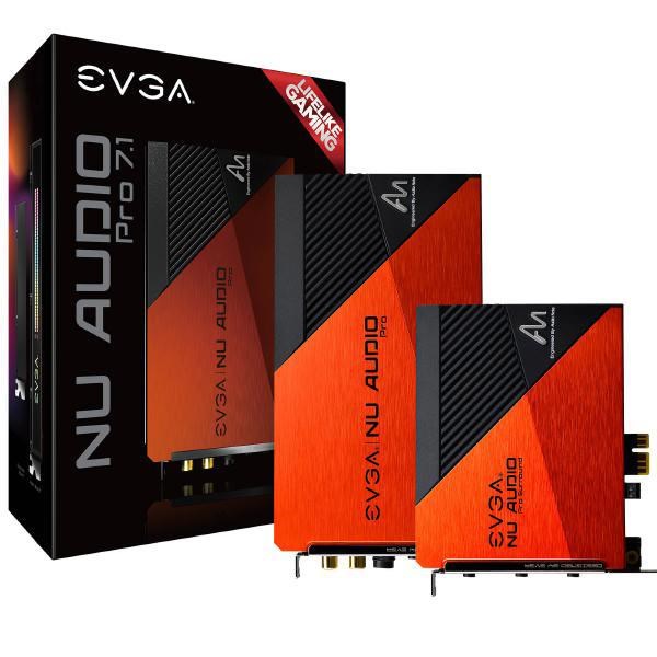 Evga Nu Audio Pro 7.1 Surround, Lifelike Audio, PCIe, RGB Led, Backplate, Designed With Audio Note