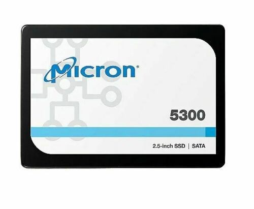 Crucial Micron 5300 Pro 480GB 2.5' Sata SSD 540R/410W MB/s 85K/36K Iops 1324TBW 1.5DWPD 3M HRS MTTF Aes 256-Bit Encryption Server Data Centre 5YRS