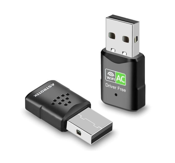 Astrotek Nwat-Uwac600 Usb2.0 To Wireless Nano 2.4+5.8Ghz Dual Band Usb WiFi External Network Card Adaptor