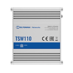 Teltonika TSW110, L2 Unmanaged PoE+ Switch, 4X PoE Ports, Plug-N-Play