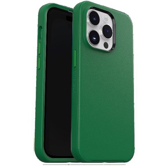 OtterBox Symmetry+ Case for Apple iPhone 15 Pro Smartphone - Green