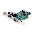 Sunix StarTech Pex2s553 Serial Adapter - Low-Profile Plug-In Card - Pci Express - PC, Mac, Linux - 2 X Number Of Serial Ports External