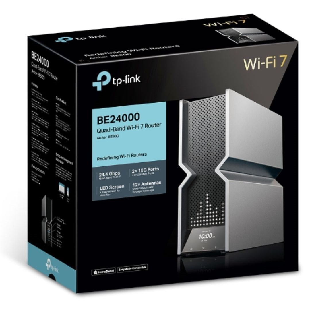 TP-Link Archer Be900 Be24000 Quad-Band Wi-Fi 7 Router (Wifi7)