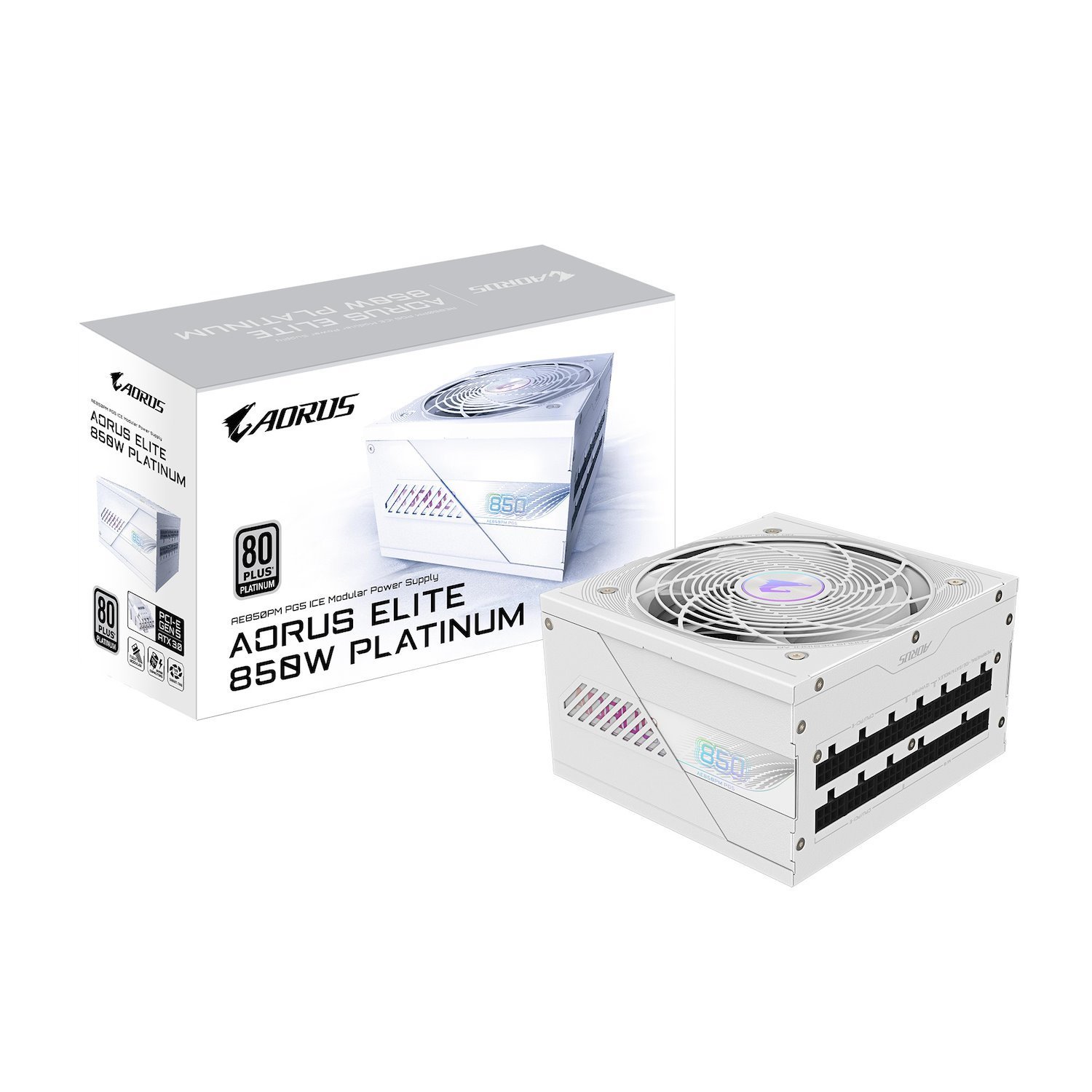 Gigabyte Gp-Ae850pm PG5 Ice 850W Psu Power Supply